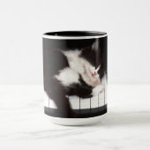 Kattenliefhebber Pianotoetsen Mok (Midden)