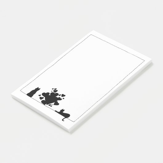 "Kattenliefhebber" Post-it® Notes (Schuin)