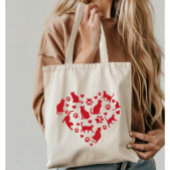 Kattenliefhebber Rode Hart van Katten Tote Bag