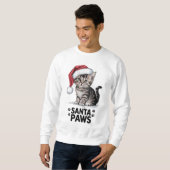 Kattenliefhebber - Santa Paws Trui (Voorkant volledig)