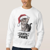 Kattenliefhebber - Santa Paws Trui (Voorkant)