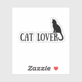 Kattenliefhebber Sticker