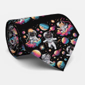 Kattenliefhebber stropdas! stropdas (Opgerold)