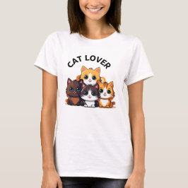 Kattenliefhebber T-shirt