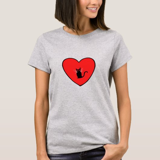 Kattenliefhebber T-shirt (Voorkant)