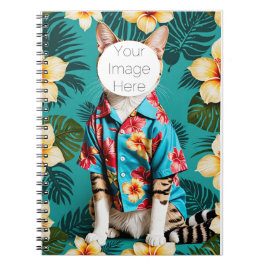 kattenliefhebber tabby Spiral Foto Notitieboek