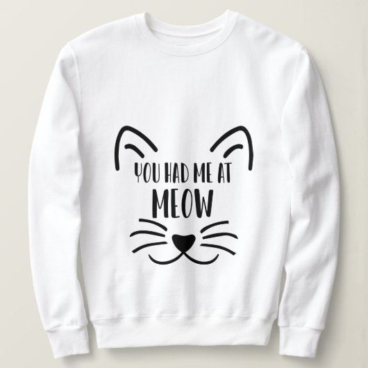 Kattenliefhebber Trui (Design voorkant)