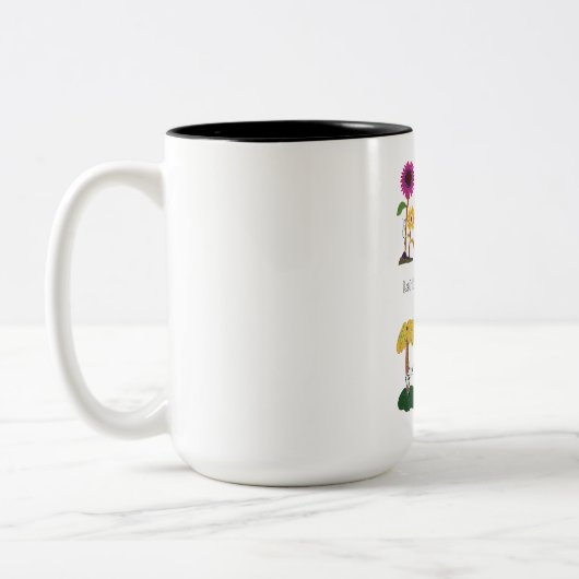 Kattenliefhebber Tweekleurige Koffiemok (Links)