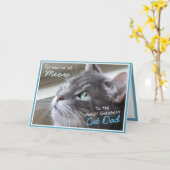 Kattenliefhebber Vaderdag Kattenvader Kaart (Gele Bloem)