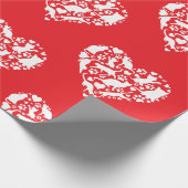 Kattenliefhebber Valentijnsdag Speelse Schattige K Cadeaupapier (Hoek)