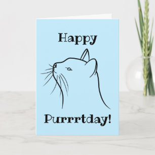Kattenliefhebber Verjaardag Kaart
