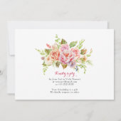 Kattenliefhebbers 60e verjaardag nodigen kattenper kaart (Achterkant)