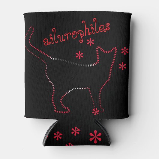 Kattenliefhebbers: ailurophiles blikjeskoeler (Voorkant)