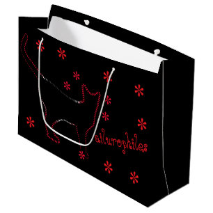 Kattenliefhebbers ailurophiles Gift Bag Groot Cadeauzakje
