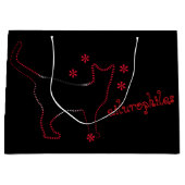 Kattenliefhebbers ailurophiles Gift Bag Groot Cadeauzakje (Voorkant)