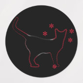 Kattenliefhebbers: ailurophiles labels (Design 1)