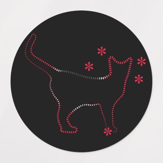 Kattenliefhebbers: ailurophiles labels (Design 1)