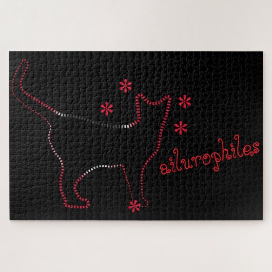 Kattenliefhebbers: ailurophiles legpuzzel (Horizontaal)
