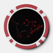 Kattenliefhebbers: ailurophiles poker chips (Achterkant)
