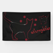 Kattenliefhebbers: ailurophiles spandoek (Horizontaal)