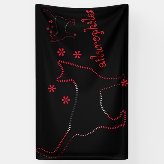 Kattenliefhebbers: ailurophiles spandoek (Verticaal)