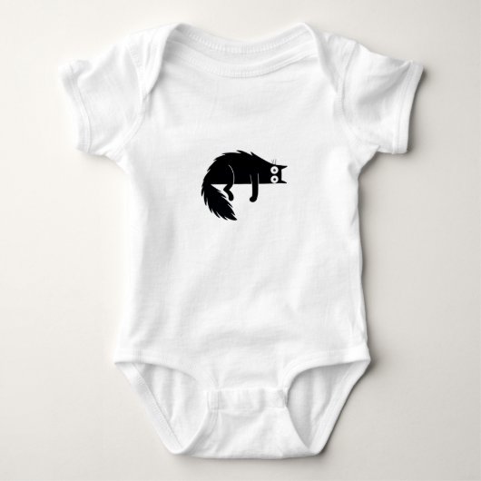 Kattenliefhebbers cadeau baby outfit romper (Voorkant)