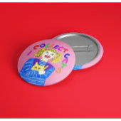 Kattenliefhebbers cadeau kitten redding nieuwe hui ronde button 5,7 cm