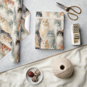 Kattenliefhebbers cadeaupapier