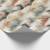 Kattenliefhebbers cadeaupapier (Hoek)