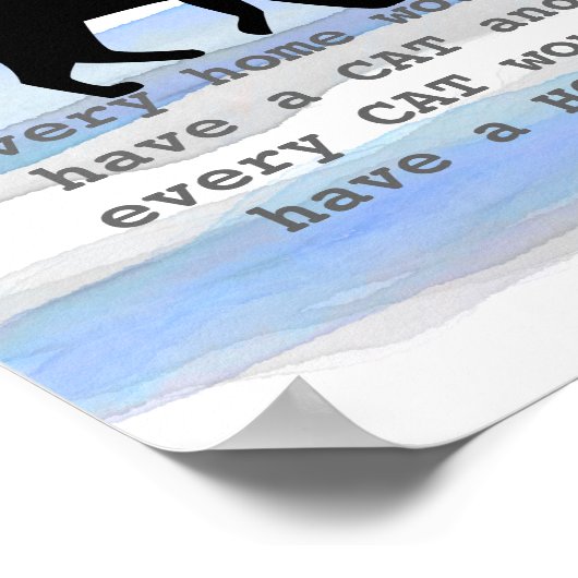 kattenliefhebbers citeren over het ontwerp van wat poster (Hoek)