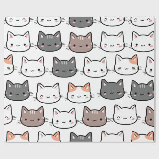 Kattenliefhebbers collectie inpakpapier