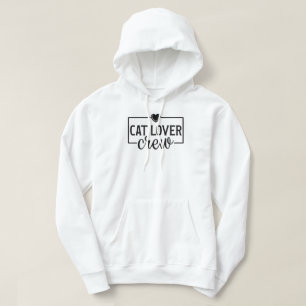 Kattenliefhebbers Crew Grappige Kat Hoodie