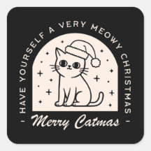 Kattenliefhebbers Grappige humor doet kerstwensen
