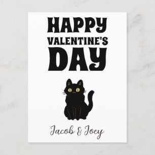 kattenliefhebbers, Happy-valentijnsdag personalise Briefkaart
