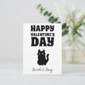 kattenliefhebbers, Happy-valentijnsdag personalise Briefkaart (Staand voorkant)