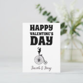 kattenliefhebbers, Happy-valentijnsdag personalise Briefkaart (Staand voorkant)