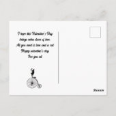 kattenliefhebbers, Happy-valentijnsdag personalise Briefkaart (Achterkant)