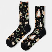 Kattenliefhebbers Kerstcadeausokken Sokken (Links)
