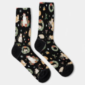 Kattenliefhebbers Kerstcadeausokken Sokken (Rechts)