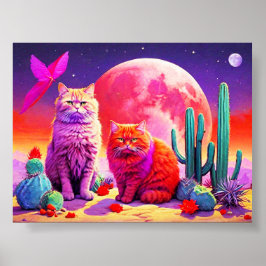 Kattenliefhebbers Muur Kunst Poster