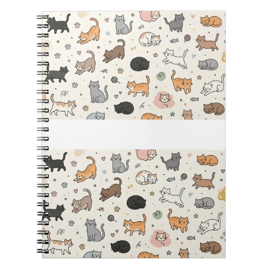 kattenliefhebbers  notitieboek (Voorkant)