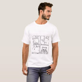Kattenliefhebbers op maat t-shirt (Voorkant volledig)
