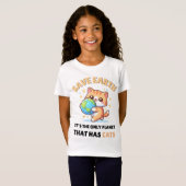 Kattenliefhebbers redden Earth Day T-shirt (Voorkant volledig)