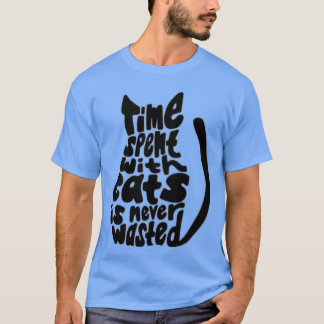 kattenliefhebbers retro t-shirt