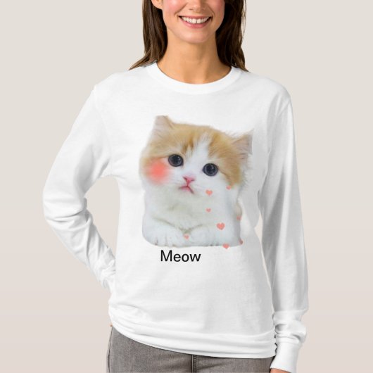 Kattenliefhebbers T-shirt (Voorkant)