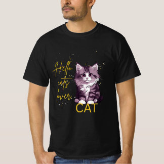 Kattenliefhebbers t-shirt