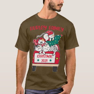 Kattenliefhebbers van de kerstkat van Merry Catmas T-shirt