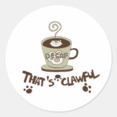 Kattenliefilstift Ronde Sticker (Voorkant)