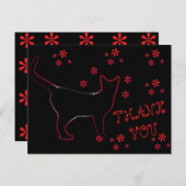 KATTENLIJNKUNST BRIEFKAART (Voorkant / Achterkant)