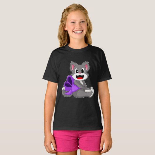 kattenlint t-shirt (Voorkant volledig)